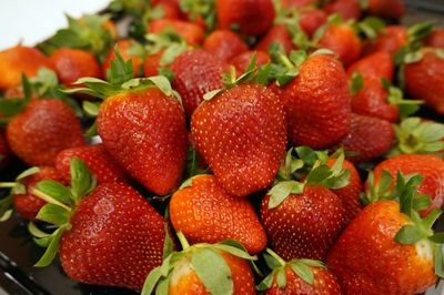 Close-up of strawberries