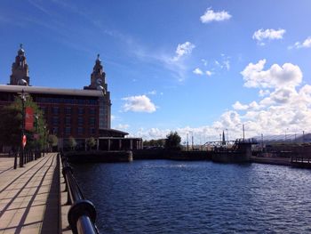 River with buildings in background