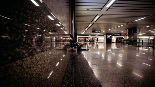 View of subway station