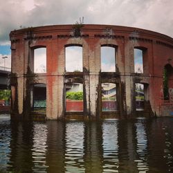 Abandoned built structure against sky