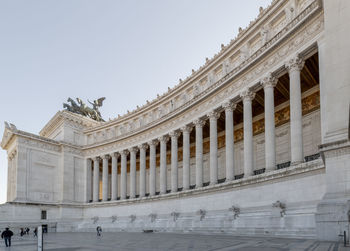 Low angle view of historical building