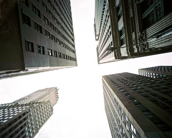 Low angle view of buildings against sky