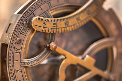 Close up of clock