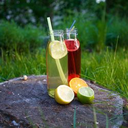 Close-up of drink on table
