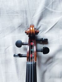 Close-up of violin