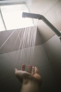 Close-up of human hand