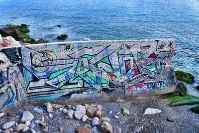 Graffiti on wall