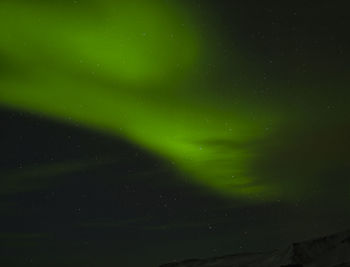 Low angle view of sky at night