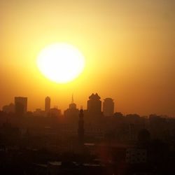 Cityscape at sunset