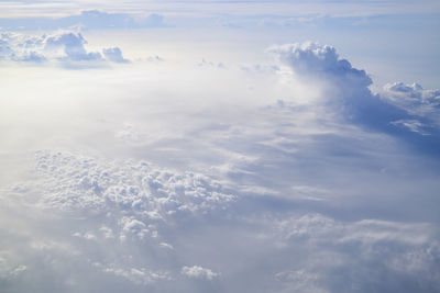 Low angle view of clouds in sky