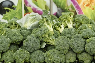 Close-up of vegetables for sale in market