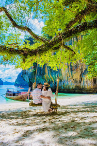 Scenic view of beach