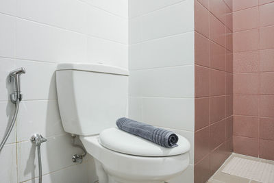 Interior of bathroom