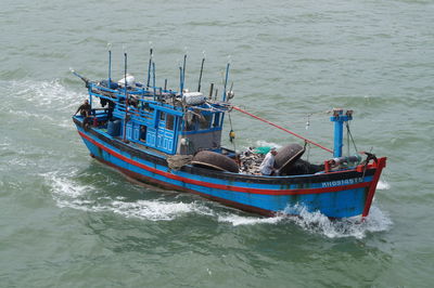 Boat in sea