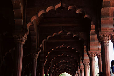 Low angle view of ceiling