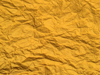 Full frame shot of yellow paper