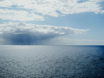 Scenic view of seascape against sky