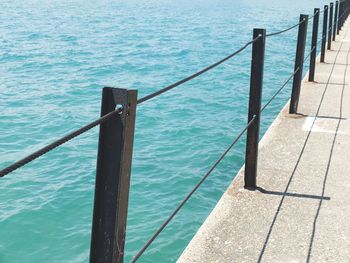 Pier on sea