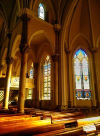 Interior of church