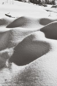 Shadow on sand at beach