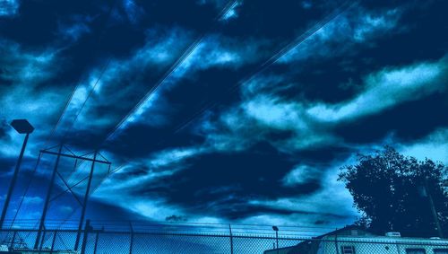 Low angle view of cloudy sky
