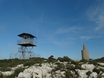 Lookout post in the mountains