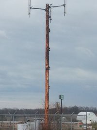 Electricity pylon against sky