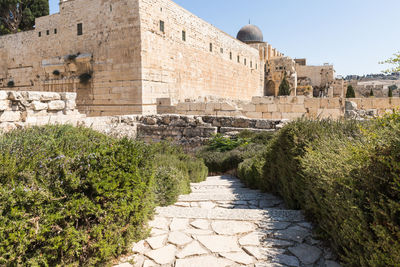 View of old ruin building