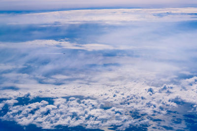 Low angle view of clouds in sky