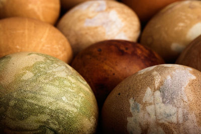 Close-up of pumpkins for sale in market