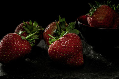 Close-up of strawberries