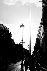 City street at dusk