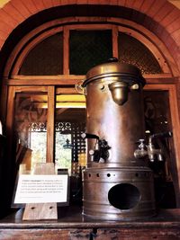 Close-up of typewriter