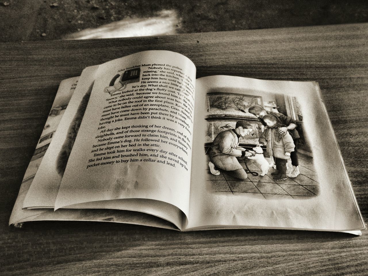 CLOSE-UP OF BOOKS ON TABLE