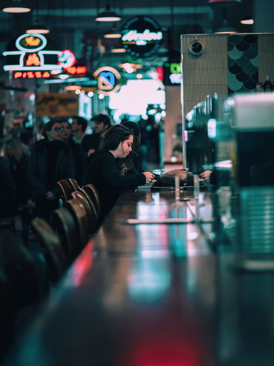 selective focus, real people, indoors, men, technology, one person, women, day, people