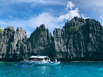 Scenic view of sea