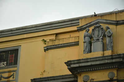 Low angle view of building against sky