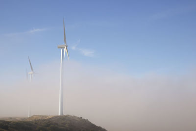 Wind turbines for sustainable electric energy production in spain.