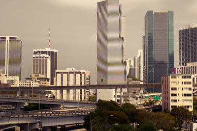 Modern buildings in city