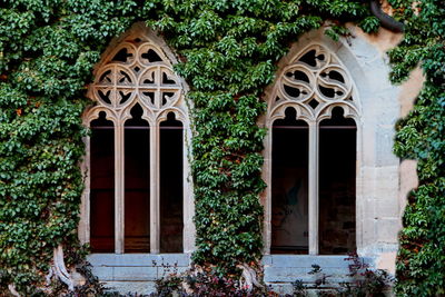 Entrance of building