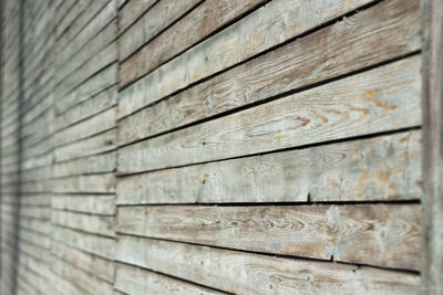 A wall of planks. painted board texture. old boardwalk in the street.