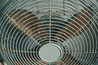 Full frame shot of spiral staircase in building