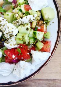 Close-up of salad in bowl