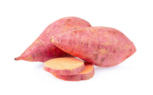 Close-up of strawberry against white background