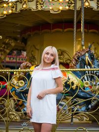 Portrait of young woman