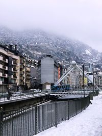 View of cityscape during winter
