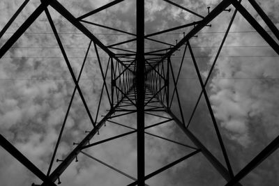Low angle view of cloudy sky