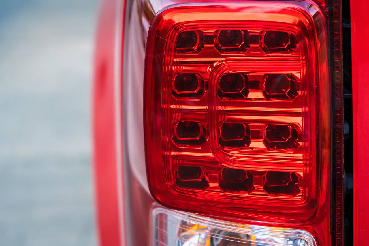 CLOSE-UP OF RED TELEPHONE