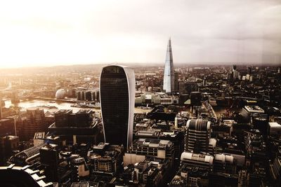 City skyline against sky