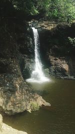 View of waterfall